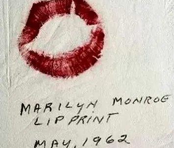Las servilletas más famosas -Marilyn Monroe