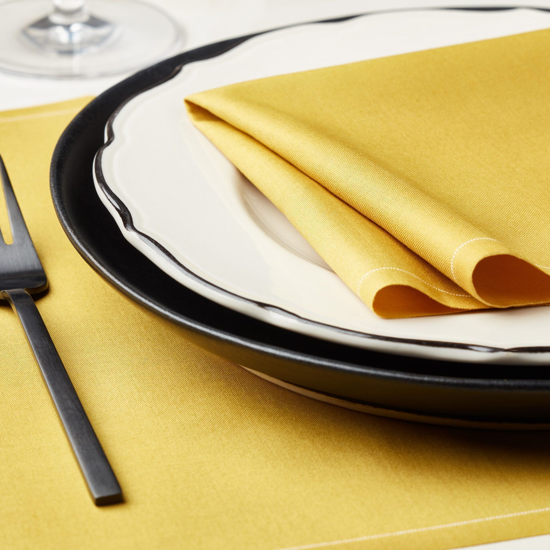 Cloth table napkin curry 30x30