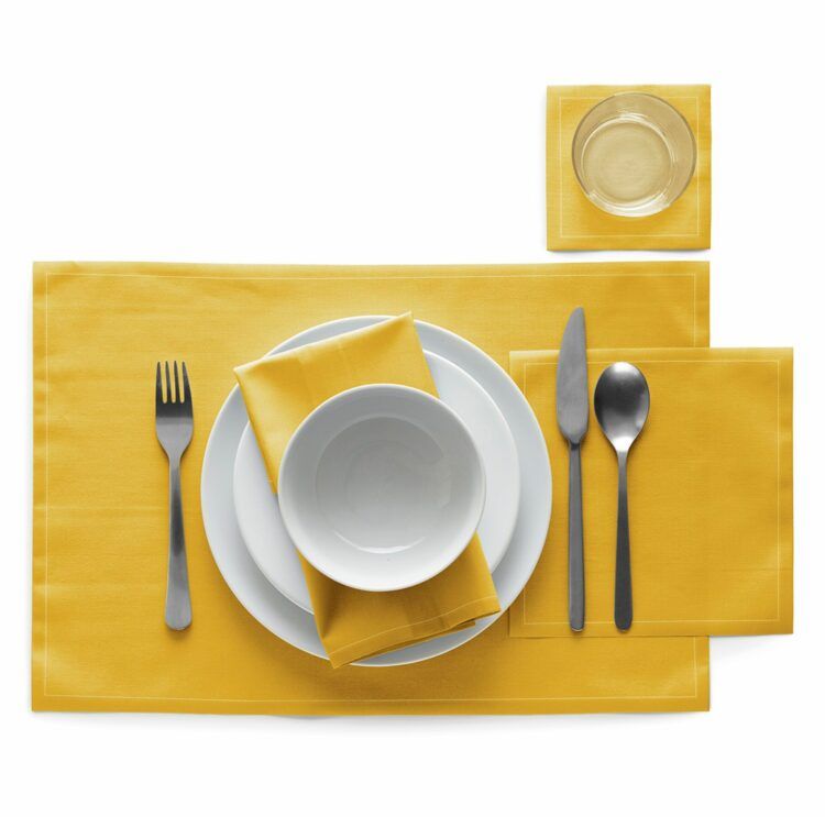 Cloth placemat curry 48x32