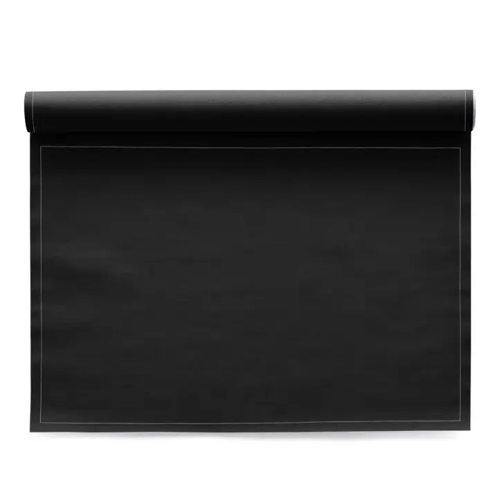 Cloth placemat black 48x32