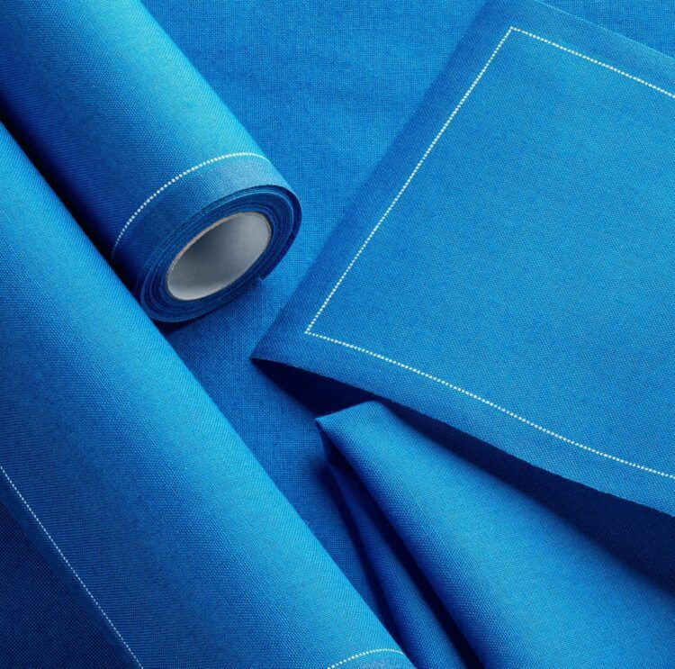 Set de table en tissu bleu royal 48x32