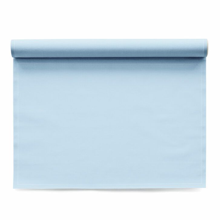 Manteles individuales de tela azul niebla 48x32
