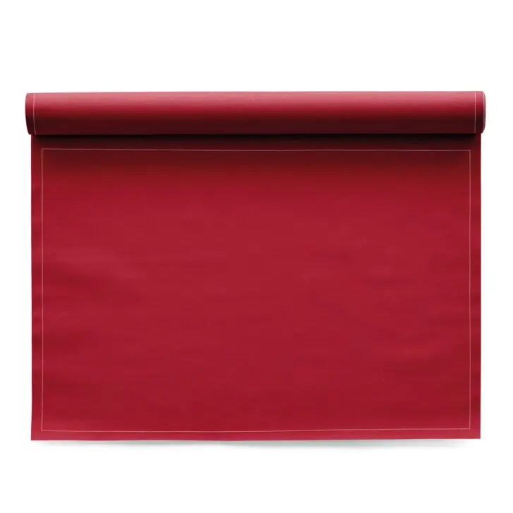 Cloth placemat lipstick red 48x32