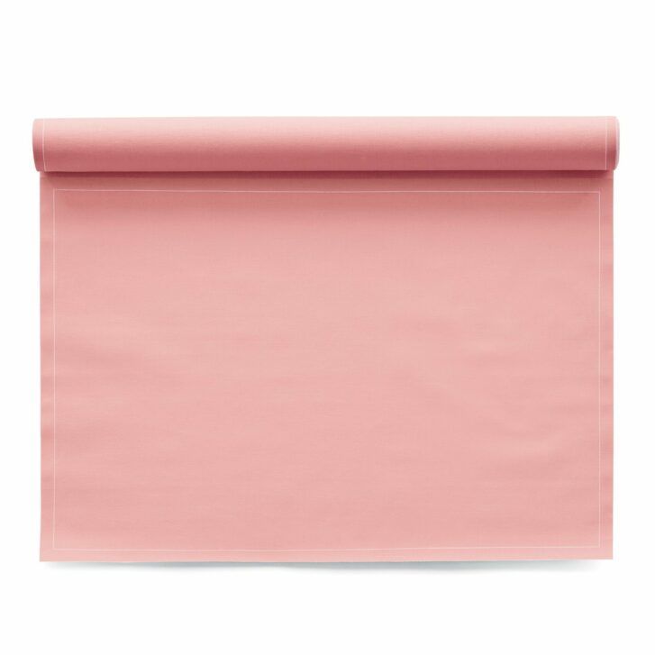 Tovaglietta in tessuto rosa pallido 48x32