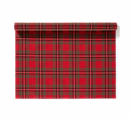 Manteles individuales de tela colección Red Tartan 48x32