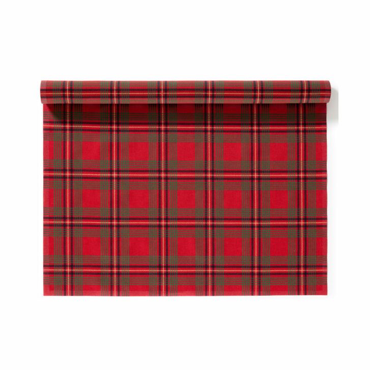 Cloth placemat Red Tartan collection 48x32