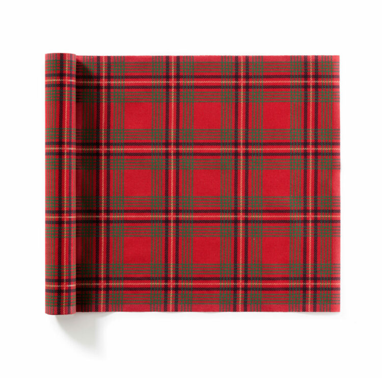 Tovagliolo di stoffa da tavola Red Tartan collezione 30x30