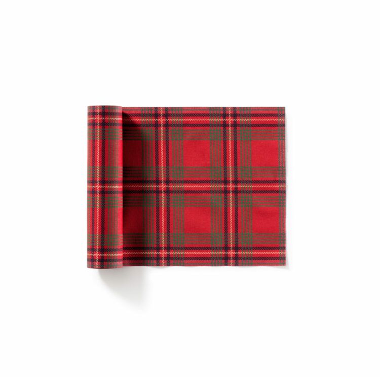 Serviette événements en tissu collection Red Tartan 20x20