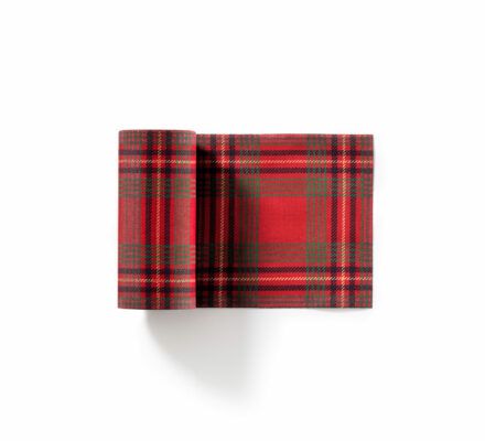 Cloth cocktail napkins Red Tartan collection 11x11