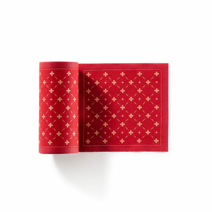 Cloth cocktail napkins Lux Xmas collection 11x11