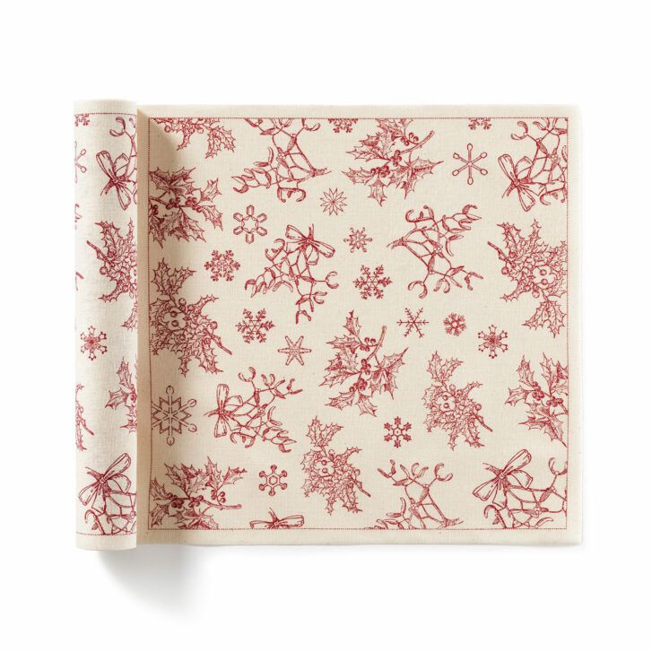 Cloth table napkins Classic Xmas collection 30x30