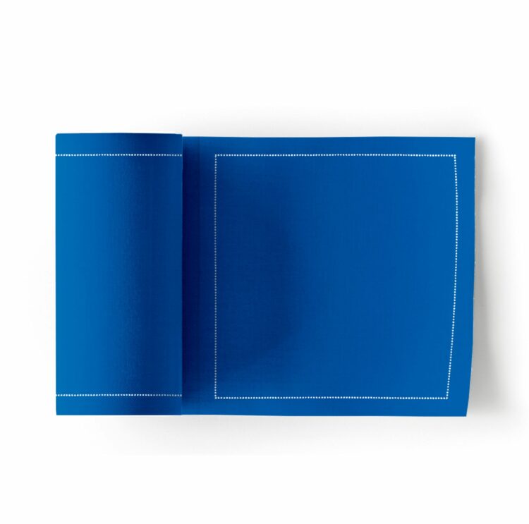 Servilletas de tela para cóctel azul royal 11x11