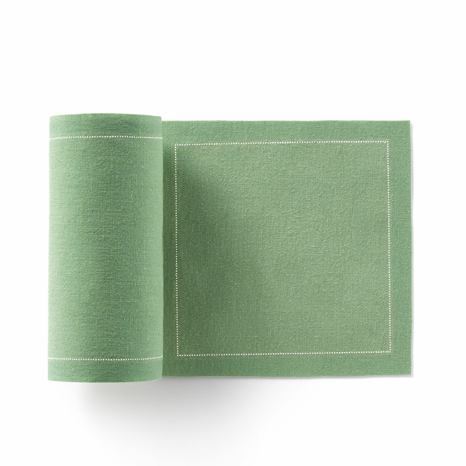 Cloth cocktail napkins. Eucalyptus Green - Buy online - MY DRAP