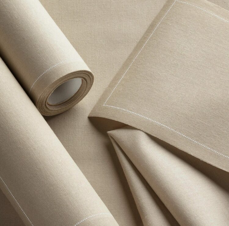 My Drap Dinner Napkins, Cotton, Sand, 12 Units