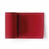 Serviette cocktail en tissu rouge carmin 11x11