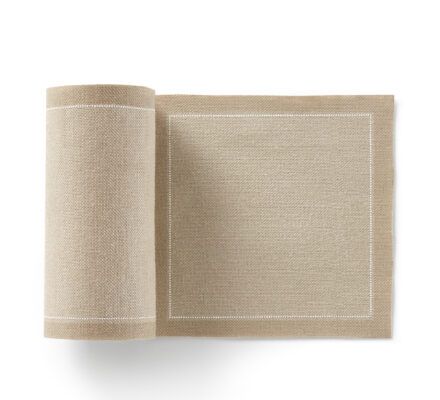 Recycled cloth cocktail napkin sand 11x11