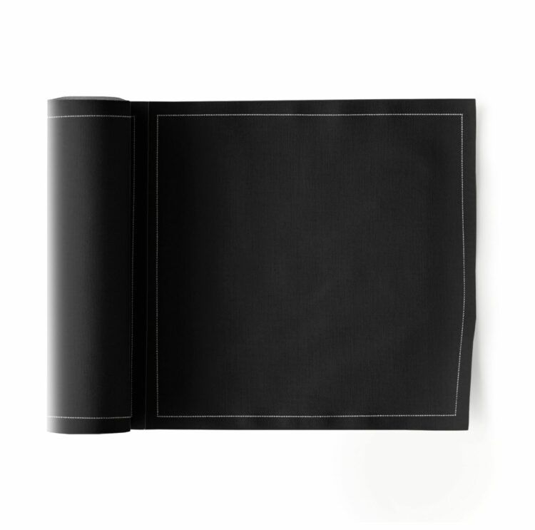 Cloth event napkin black 20x20