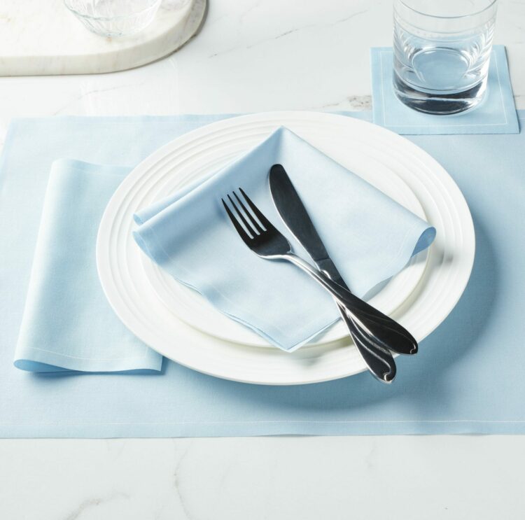 Cloth event napkin foggy blue 20x20