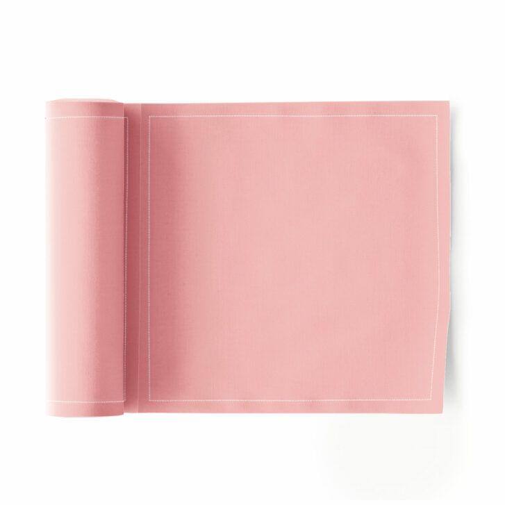 Tovagliolo di stoffa da evento rosa pallido 20x20