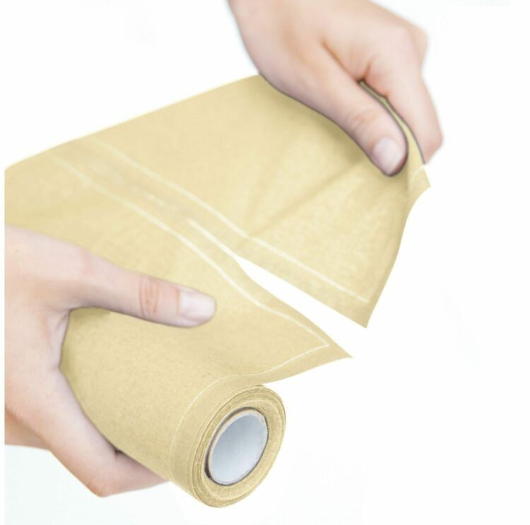 Cloth table napkin pastel yellow 30x30