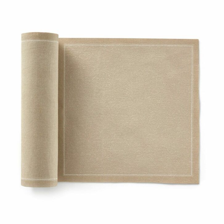 Recycled cloth event napkin sand 20x20