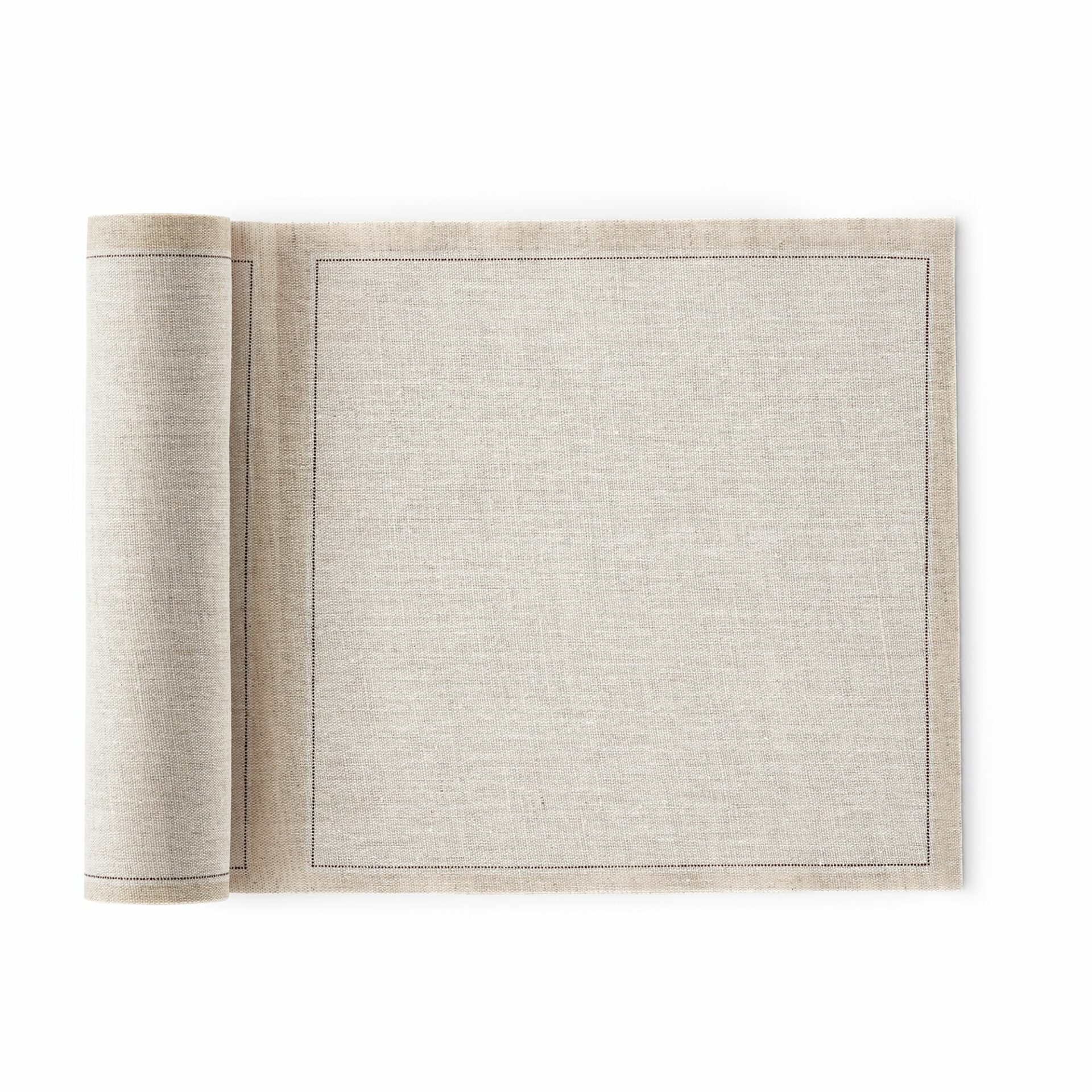 Set Di 6 Tovaglioli In Tessuto Di Lino E Cotone - 40x40 Cm, Eleganti Per Cucina E Tavola, Colore Verde Scuro, Riutilizzabili Per Matrimoni E Cene
