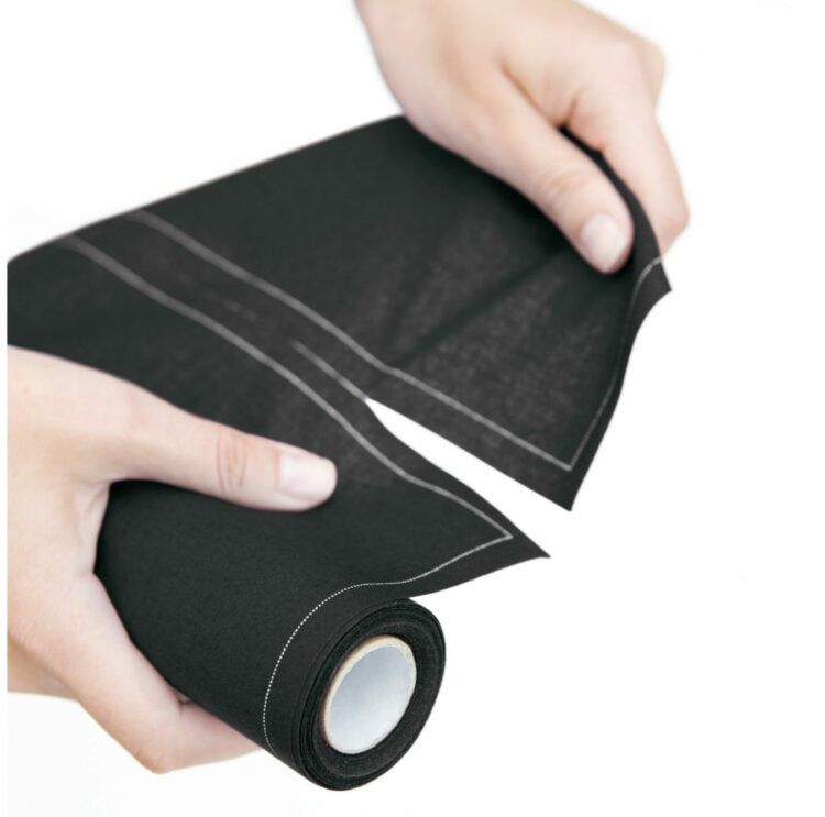 Cloth table napkin black 30x30