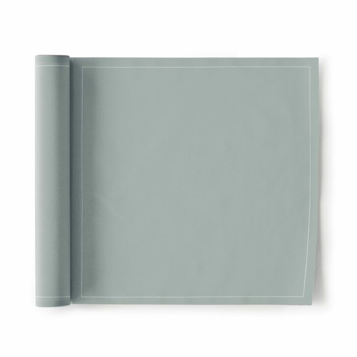 Serviette de table en tissu gris 30x30