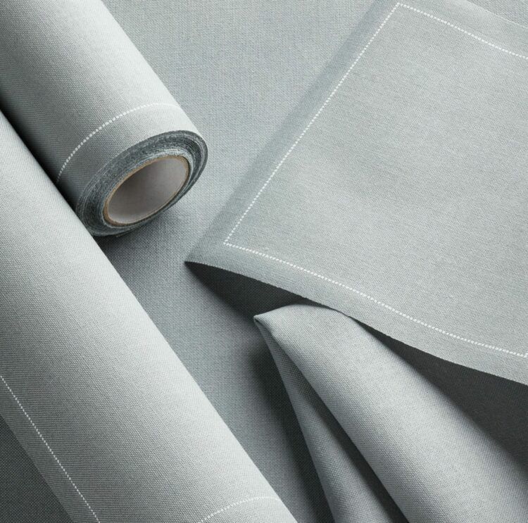 Cloth table napkin grey 30x30