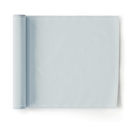 Serviette de table en tissu gris perle 30x30