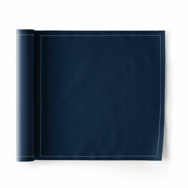 Servilletas de tela de mesa azul petróleo 30x30