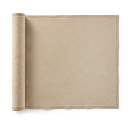 Serviette de table en tissu sable 30x30