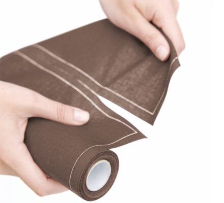 Cloth table napkin taupe 30x30
