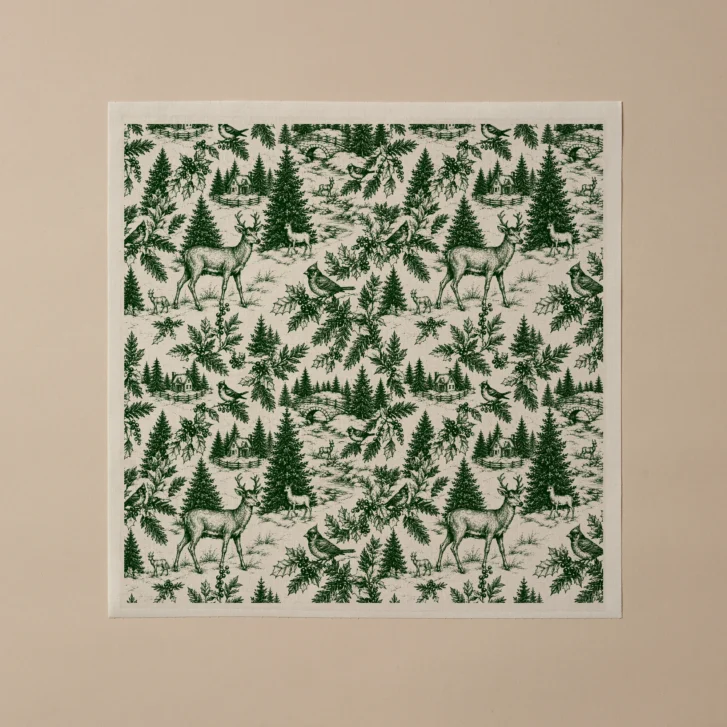 Servilletas de tela para mesa colección Evergreen