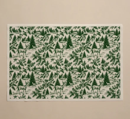 Manteles individuales de tela colección Evergreen