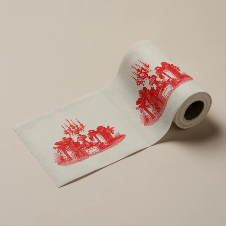 Serviettes en tissu pour cocktail collection Nicholas Red