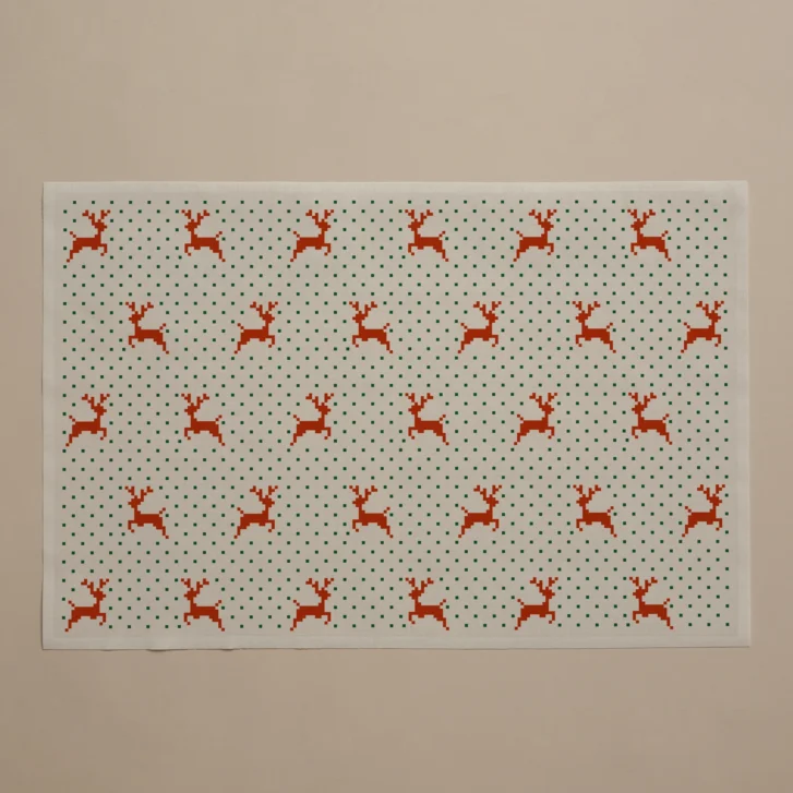 Sets de table en tissu collection Winter Deer