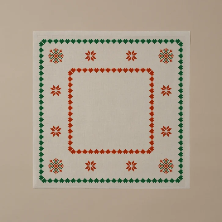 Serviettes en tissu pour table collection Winter Knit