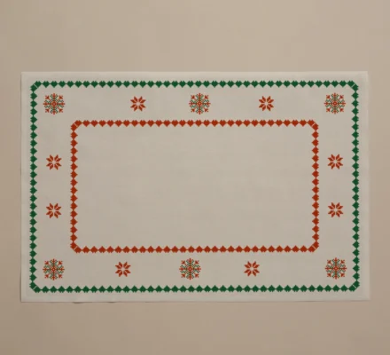 Cloth placemats, Winter Knit collection